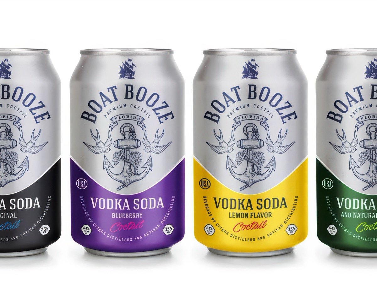Boat Booze packaging, pre-press by OHG
