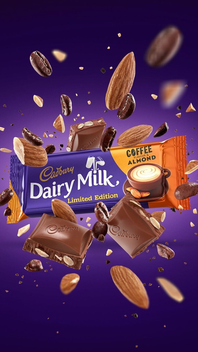 Cadbury — Dairy Milk Coffee Almond packaging, pre-press by OHG