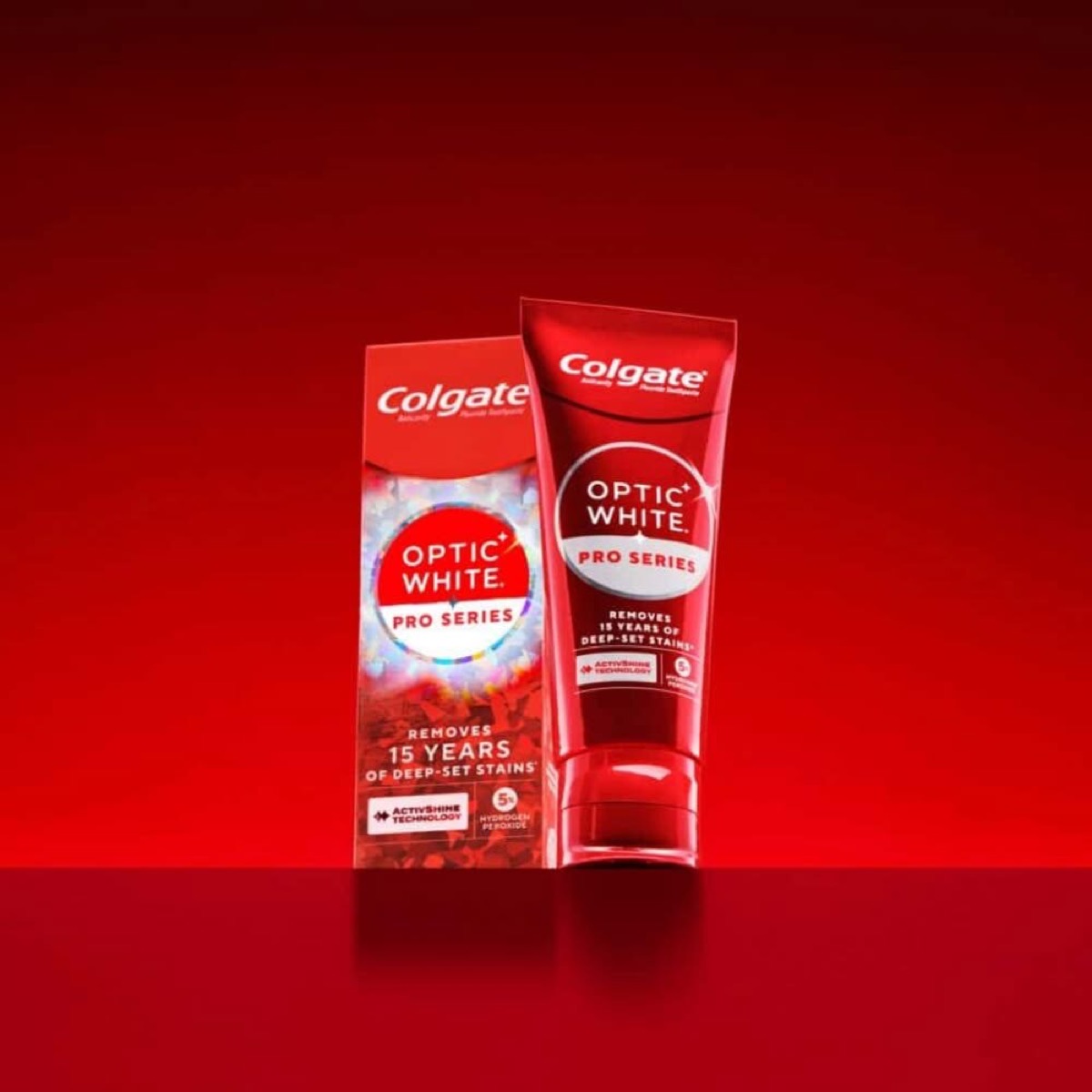 Colgate — Optic White Pro Series packaging, pre-press by OHG