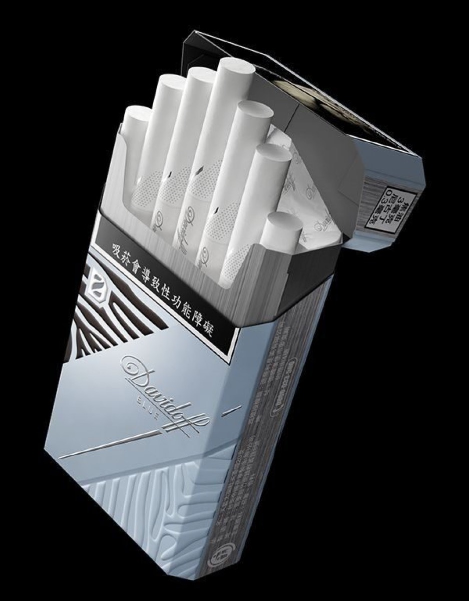 Davidoff — Silver packaging, pre-press by OHG