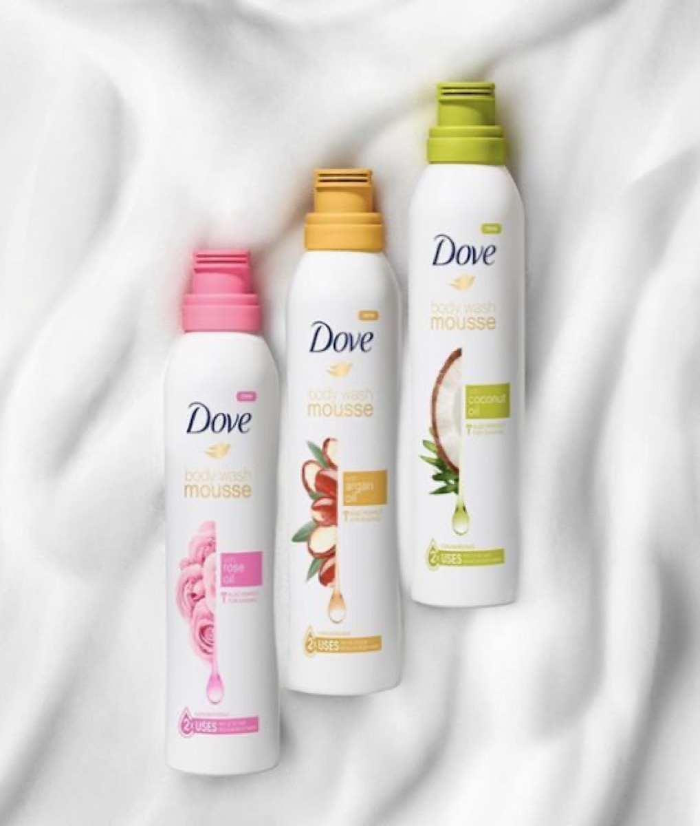 Dove — Body Love mousse packaging, pre-press by OHG