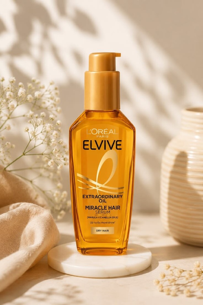 L'Oréal — Elvive Extraordinary Oil packaging, pre-press by OHG
