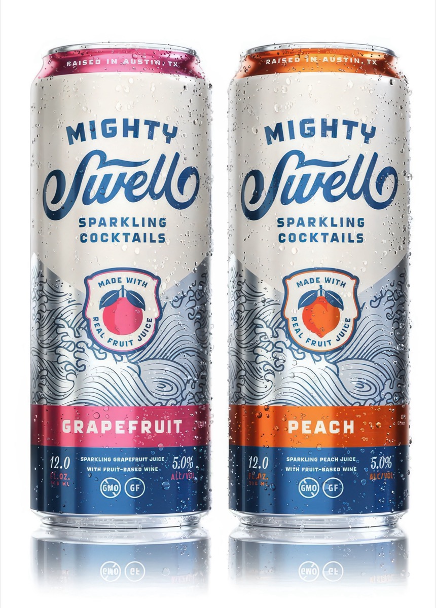 Mighty Swell packaging, pre-press by OHG