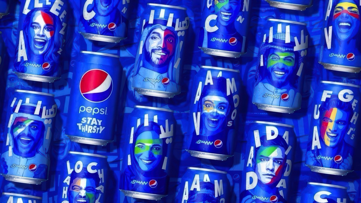 Pepsi — Stay Thirsty packaging, pre-press by OHG