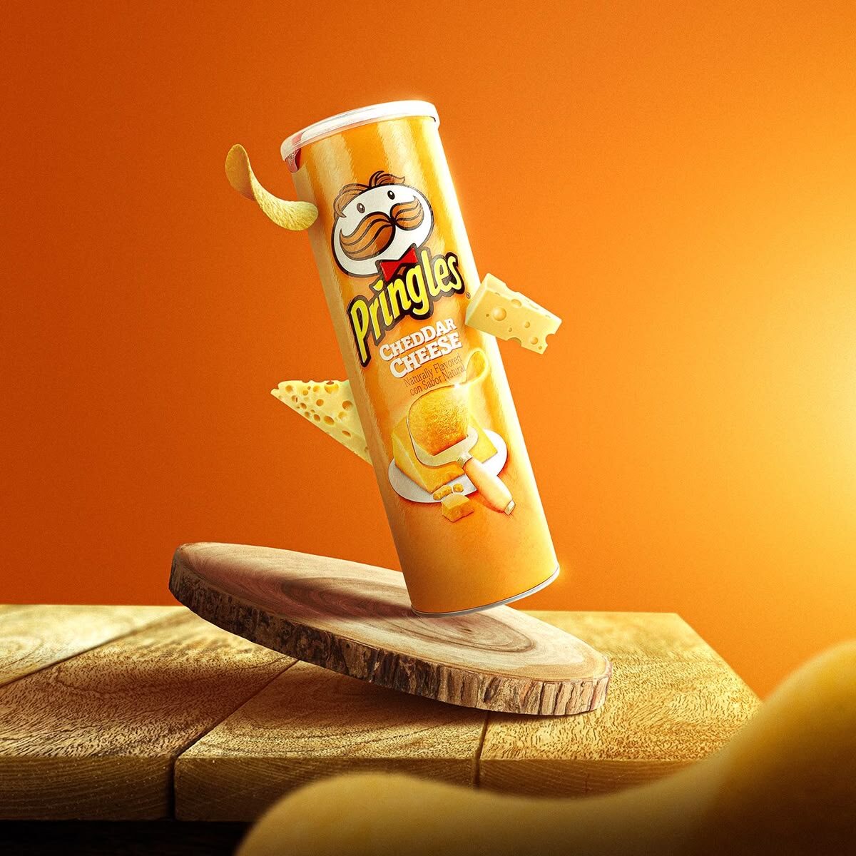 Pringles — Cheese packaging, pre-press by OHG