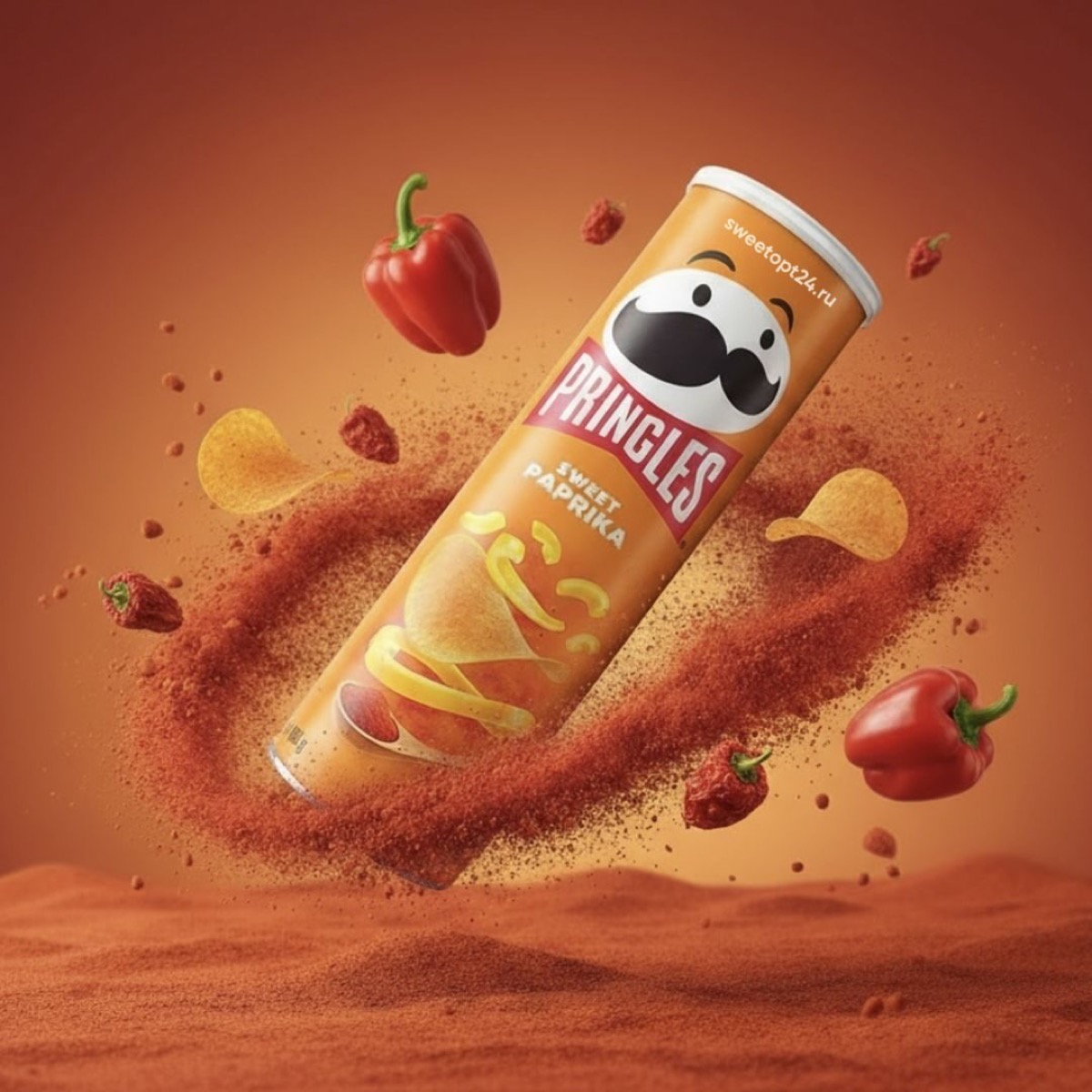 Pringles — Paprika packaging, pre-press by OHG