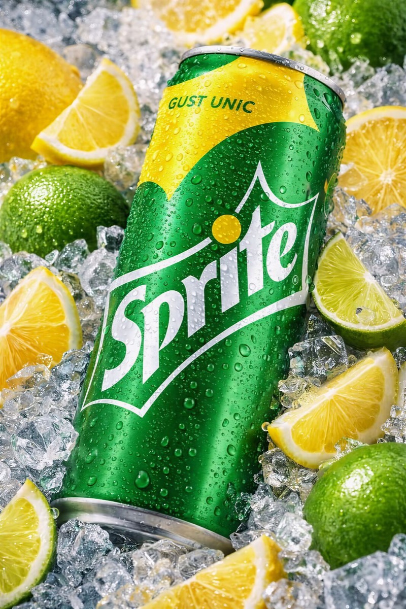 Sprite packaging, pre-press by OHG